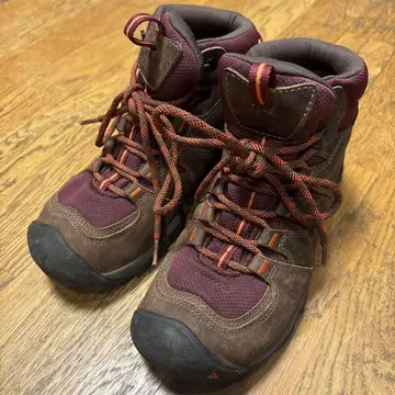 KEEN 방수 하이컷 등산화 브라운 24cm