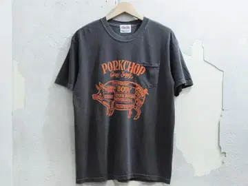 새상품 매장 한정 PORKCHOP FRONT PORK POCKET T셔츠