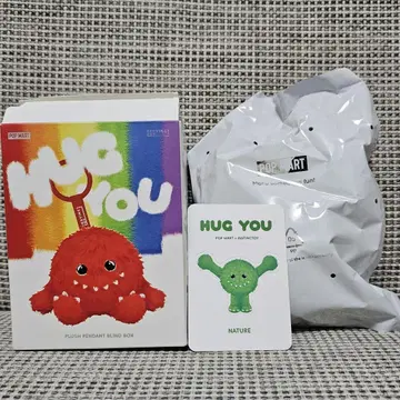 POPMART HUG YOU 봉제 인형 NATURE 그린