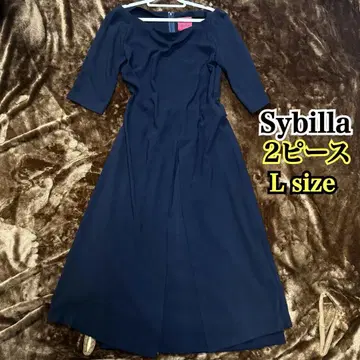 Sybilla 시빌라 투피스 원피스 블랙 40 사이즈