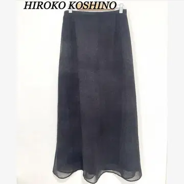 HIROKO KOSHINO 히로코코시노 시어 롱 플레어 스커트