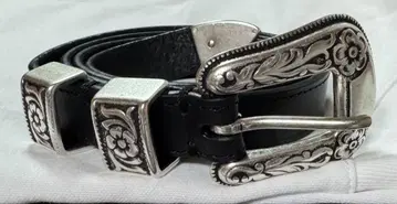 J&M DAVIDSON 벨트 웨스턴 버클 20mm 블랙