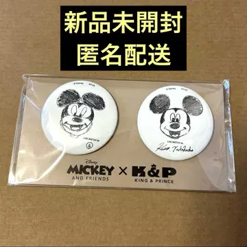 King & Prince 킹프리 미키 디즈니 캔뱃지