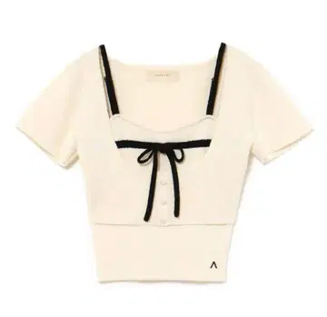 andmary Natalie ribbon set ivory