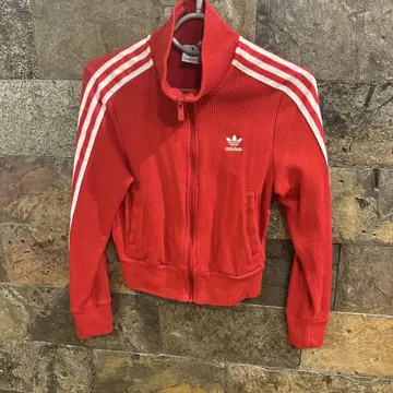 adidas 아디다스 리브 니트 저지 레드 XS