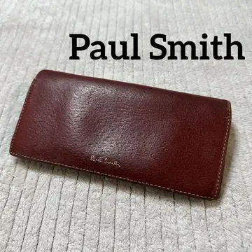 [단종] Paul Smith 폴스미스 장지갑 보르도 크림슨 컬러