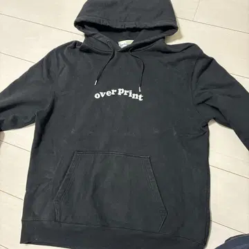 over Print 후드티 L