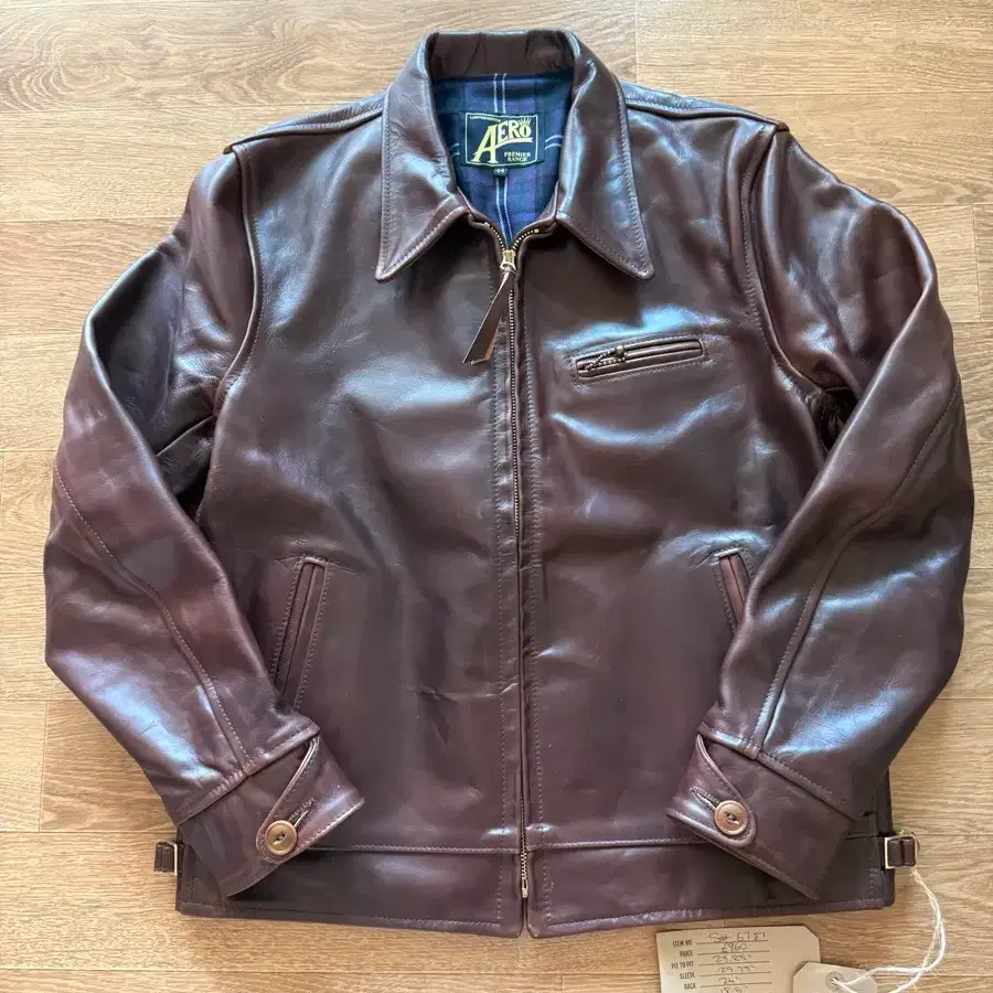 Aero Leather Premier Highwayman, size 44, Brown on Bunjang Global