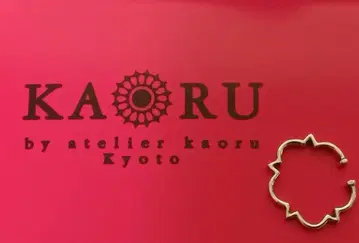KAORU 플뢰르 이어커프 K10 그린 골드