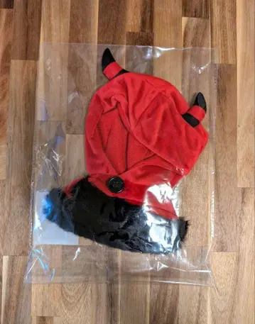 Gift 봉제 인형 판초 아쿠마(레드)