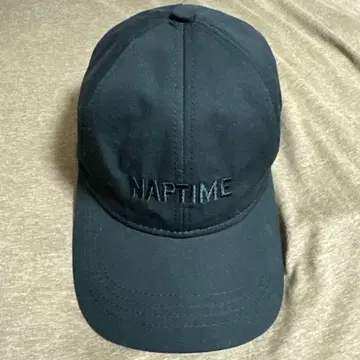 Naptime 자수 캡 BLACK
