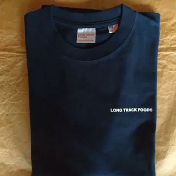 미착용 새상품 LONG TRACK FOODS T셔츠 네이비