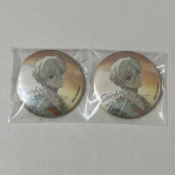 블루 록 and GALLERY 캔뱃지 나기 세이시로 2개 세트