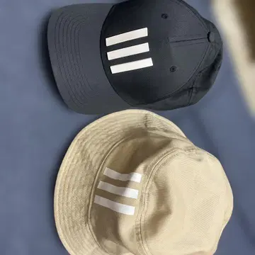 adidas 3 스트라이프 캡과 햇 세트