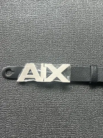 Armani Exchange 블랙 가죽 벨트 34인치