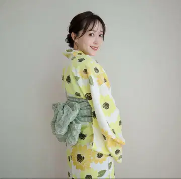 시마무라 TERA 세퍼레이트 유카타 해바라기