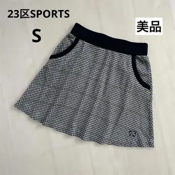 [새상품급] 23구 23구 sports 골프 스커트 하운드투스 패턴
