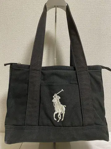 [ 주말 한정 가격 ] 폴로 랄프로렌 토트백 블랙 빅 포니