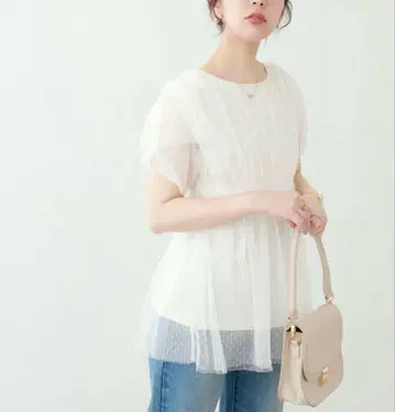 osono 튤 레이스 튜닉