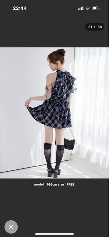 one after another NICE CLAUP 미니 원피스