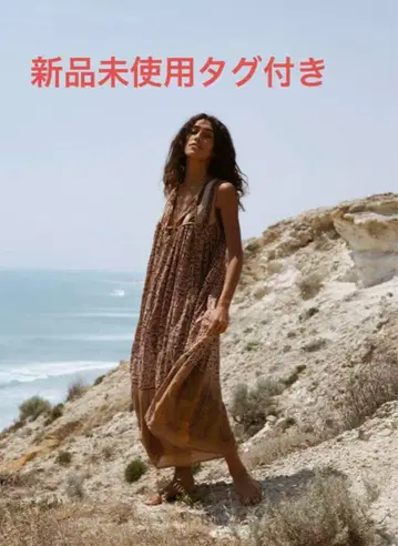 Daughters of India 코튼 맥시 원피스 드레스 면