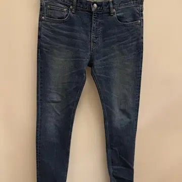 The Duffer 스키니 데님 32 사이즈 다크 블루