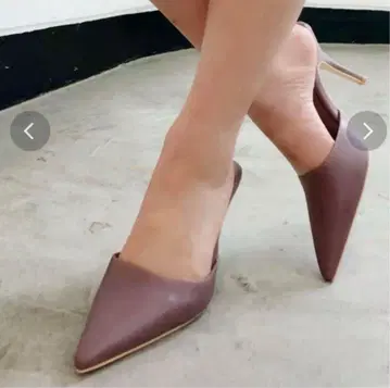 미사용품 GYDA 포인티드 뮬 제이다 핑크 핀힐