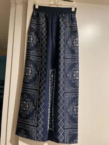 ZARA 새틴 와이드 팬츠