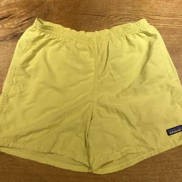 patagonia 남성용 XS 숏팬츠 노란색