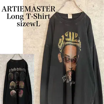ARTIEMASTER 댄스 로버트 긴팔 롱T 빈티지 가공 L