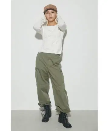 MILITARY CARGO PT 라구아젬 카고 팬츠 카키