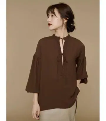 L'Or Nordic chiffon blouse