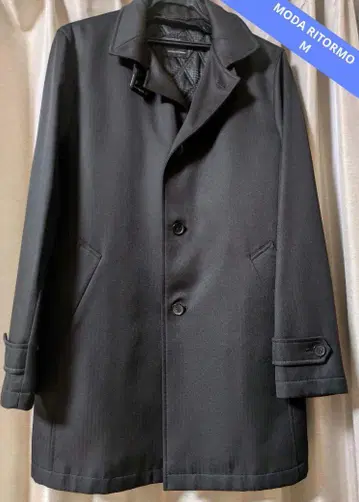 MODA RITORMO 블랙 체스터 코트 코트 정장 가을 겨울 취업