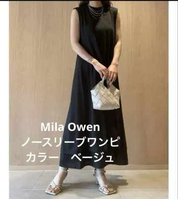 미라오웬 Mila Owen 슬리브리스 원피스