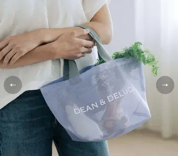 DEAN & DELUCA 메쉬 토트백 퍼플 S 사이즈