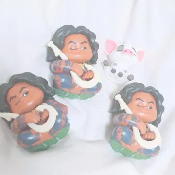 모아나와 전설의 바다 마우이 푸아 4개 세트
