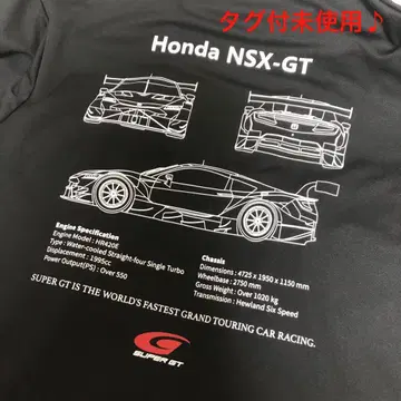 택 포함 미사용 SUPER GT 혼다 NSX 선화 t셔츠