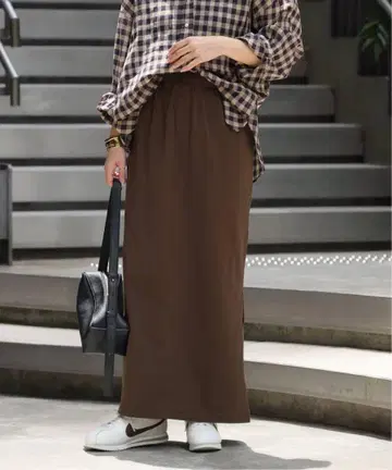 OE 슬릿 맥시 스커트 relume 레