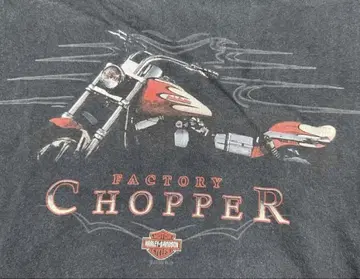 할리-데이비슨 Factory Chopper 블랙 티셔츠