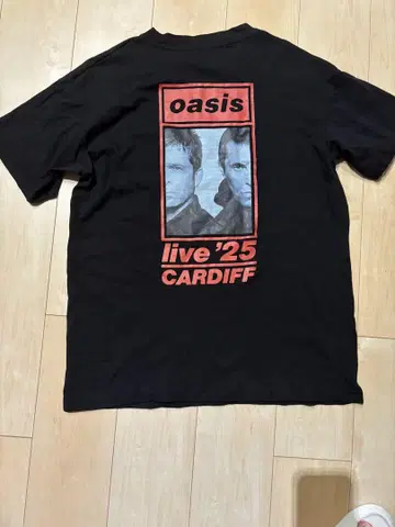 oasis live '25 CARDIFF 티셔츠