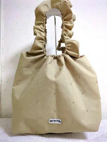 아웃도어 프로덕츠 별주 프릴 토트백 베이지