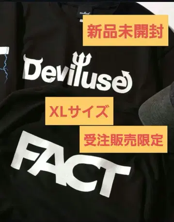 [미개봉 새상품] FACT Deviluse 콜라보 T셔츠