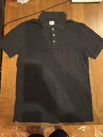 ARMANI 블랙 피케 셔츠