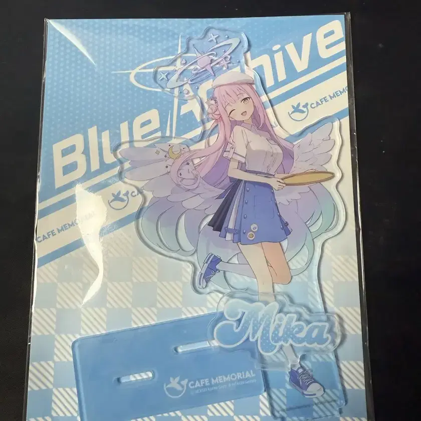 ブルーアーカイブ Cafe Memorial ブルアカ アクスタ ミカ セット ☆韓国限定 ブルーアーカイブ メモリアル カフェ スターター