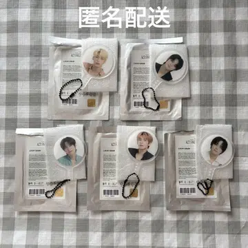 TXT SWEET MIRAGE 미니 피켓 럭키드로우 아크링 키링 부채