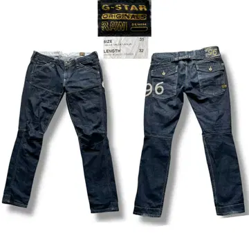 지스타로우 96 자수 입체 실루엣 데님 팬츠 size 31