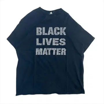 길단 BLACK LIVES MATTER T셔츠 구제 의류 남성용 XL