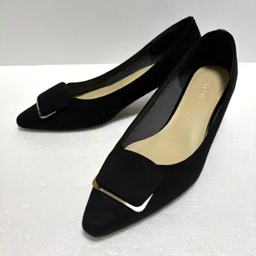 [컨디션 최상] 밸리 신발 플랫슈즈 블랙 24.5cm
