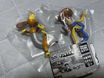 토이스토리 앤디가 왔다 가챠 우디 슬링키 2점
