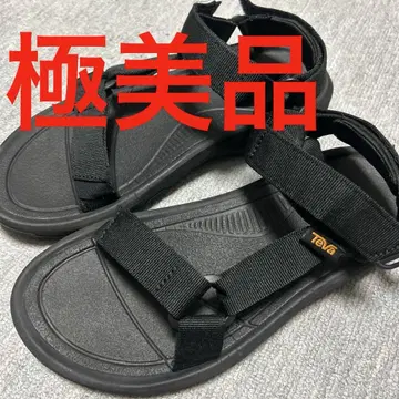 [컨디션 최상] Teva 테바 블랙 허리케인 샌들